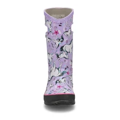 Rainboot Unicorn Awesome Girls