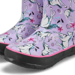 Rainboot Unicorn Awesome Girls